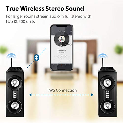 Avantree Rc500 Long Range Bluetooth Receiver For Home Stereo And Old Av Receiver, Aptx Low Latency, Digital Optical Aux Rca Supported, Voice Prompt, Wireless Audio Adapter For Wired Vintage Speakers #TOP3
