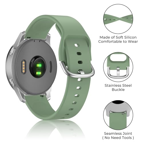 Image of Tobfit 18mm Silicone Watch Strap Compatible for Titan, Timex, Casio, Sonata,HMT etc,Quick Release Sport Loop Colorful Strap