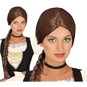 FIESTAS GUIRCA | Кафява перука с косичка (един...