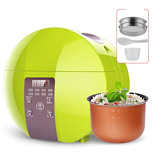 Reiskocher, 1.8L intelligente Reiskocher 220V Mini elektrische Suppentopf Kuchen Maker Dampfgarer 7 Menü 24H Termin Hitze Erhaltung Haushalt