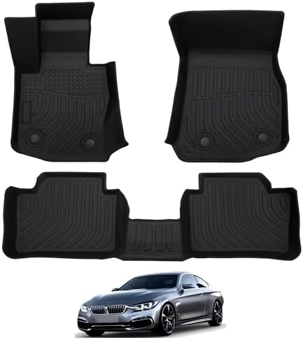 Amazon.com: LNZMPART 3D Floor Mats Compatible with BMW 4-Series Coupe ...
