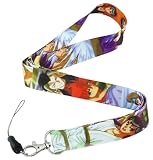 Pinstant YuYu Yu Yu Hakusho Yusuke Urameshi Manga Anime 16.9' Neck Lanyard Keychain Holder ID Badge Mobile Phone Pin Strap