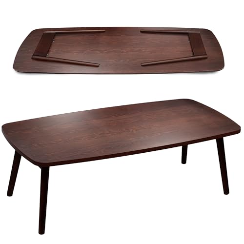 Houseables Japanese Floor Table, Folding Coffee Table,...