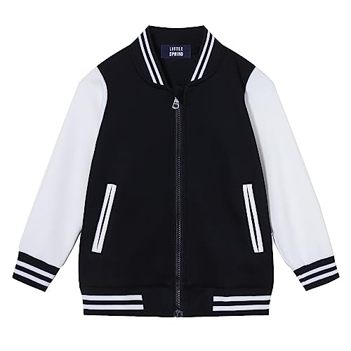 Amazon.com: LittleSpring Toddler Fall Jacket for Boys Girls Bomber