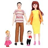juegos originales para niños de primaria JUEGO COMPLETO: el juego de muñecas familiares contiene juguetes para muñecas y proporciona accesorios comunes, no es necesario comprar accesorios adicionales y es fácil de usar.