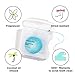 Cocolab Woven Dental Floss, Dentist-Designed Oral Care, Coconut Scent, Waxed, Expanding, Kid-Friendly String Floss with Coconut Oil, 4 Spools (33 yd Each)