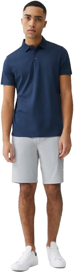 Robert Barakett Men's Pima Cotton Short Sleeve Honeycomb Collar Polo Shirt - Image 4