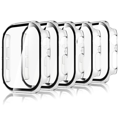 Ya en manzanajugosa.com: Bigqin 5 Piezas Protector de Pantalla Compatible con Apple Watch Series 11 10 46mm, con Vidrio Templado, Cubierta Completa, antiarañazos, Funda Protector Compatible con iWatch 11 10 46mm
