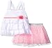 Little Lass Girls' 2 Piece Scooter Set Glitter Tulle