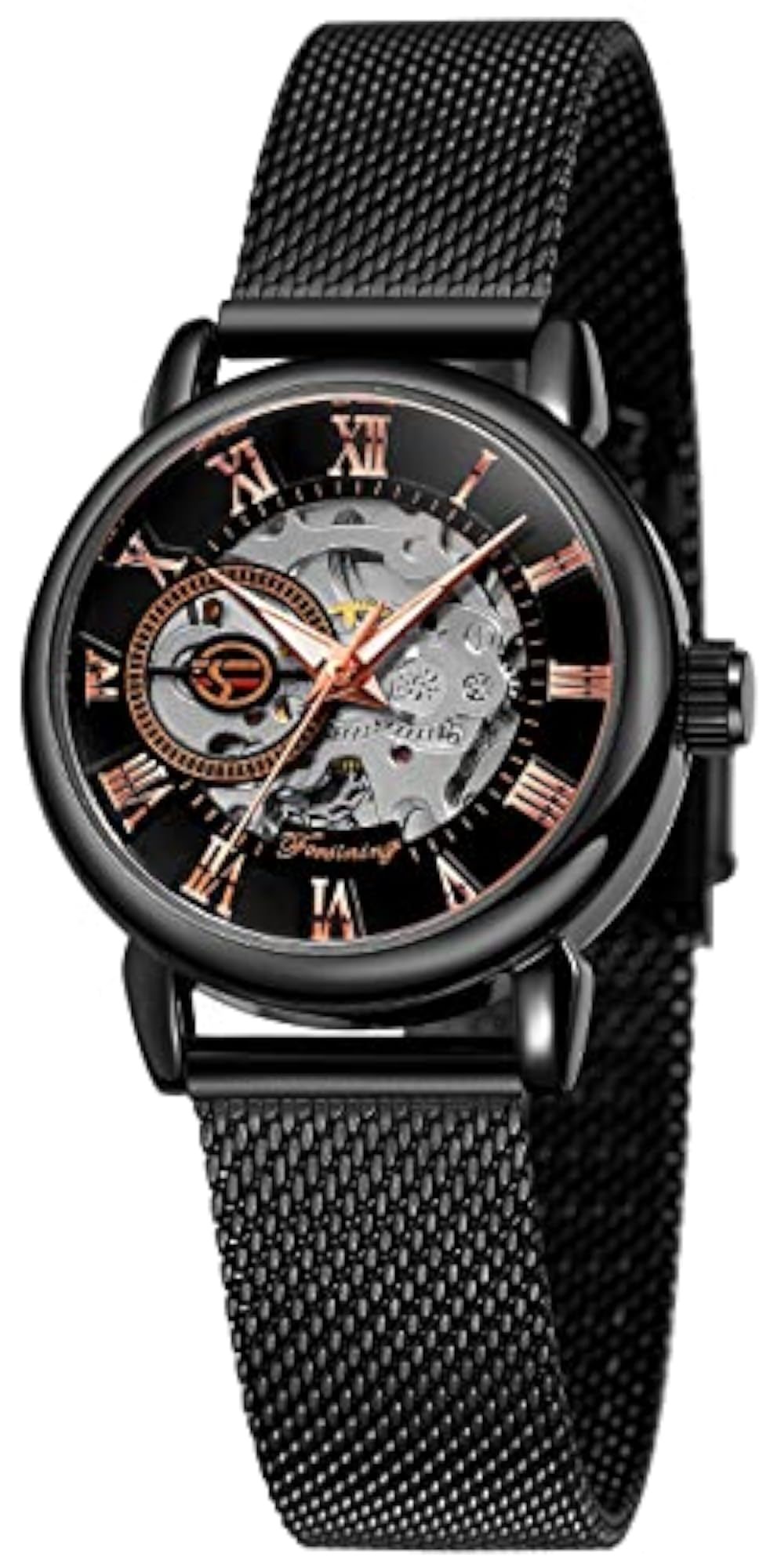 Women's Skeleton Hand-Wind Mechanical Watch, Fashion Gift