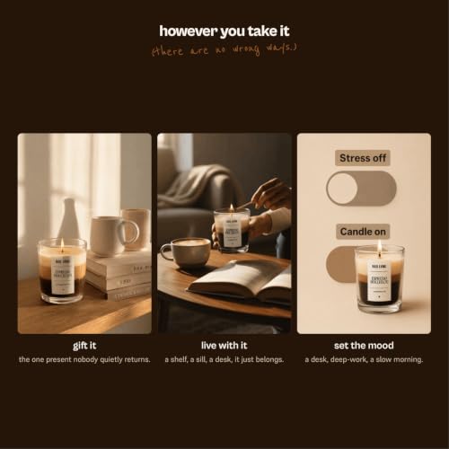 Image of RAD LVNG Espresso Macchiato Petite | 100g Soy Wax Scented Candle | 18hr+ Burn | Gel Wax Cubes | Silicone Lid | Hand-Poured | Coffee, Chocolate, Vanilla | Gifting & Home Decor