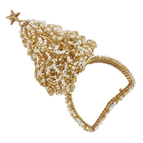 Christmas Tree Napkin Rings (Set of 4)
