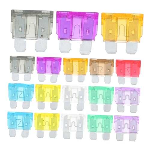 NUOBESTY 100 fusibles tipo cuchilla para autos, camiones y motocicletas, reemplazo automotriz