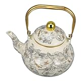Bouilloire à eau - avec une répartition uniforme chaleur, cette bouilloire permet à l'eau d'être parfaitement préparée à chaque fois, sans points chauds chauffage inégal, bouilloire à thé en émail pour cuisinière