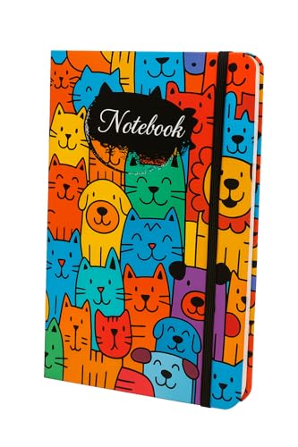 Image of COI A5 Journal 5.5x8.5″ - 192 Pages of 80 GSM Natural Shade Paper, Hardcover, Two Ribbon Markers, Elastic Band & Rounded Corners