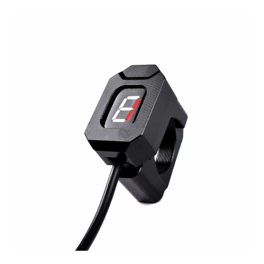 Indicador Marchas Moto Medidor Digital de Moto para TDM850 TDM 850 1999-2001, electrónica Impermeable para Motocicleta, L, indicador Marcha 1-6 Niveles