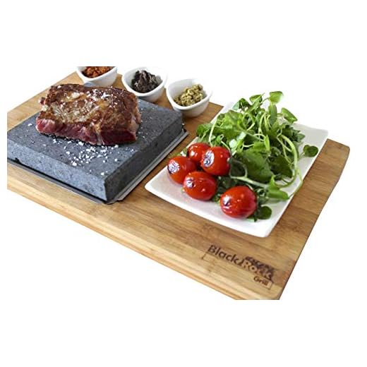 Black Rock Grill, Steak Stone Premium Stone Grill Hot Rock Set