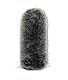 18 cm Pelzfell-Mikrofon-Windschutzscheibe, kompatibel mit Rode Ntg-3 ntg-2 ntg-1 Sony ECM-674 ECM-678 ECM 680s Audio-Technica AT897 Sennheiser MKH416/MKE600 Mikrofon