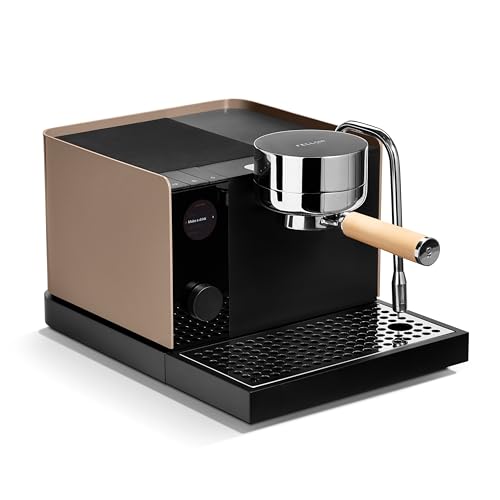 Image of Fellow Espresso Series 1 - Espresso Machine, Pressure Profiling | 58mm Portafilter, Heats Under 2 Min, Temperature Control, Steam Wand, for Lattes & Cappuccinos, Malted Chocolate w /Maple