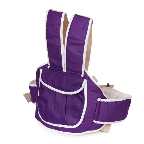 Image of MELVIS Kids Safety Belt for Two Wheeler, Portable Seat Belt Children Motorcycle Harness for Motorcycle Bike, Adjustable Safety Harness for Boys Girls (2-12yrs) (Violet)