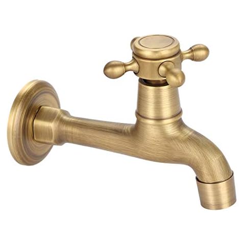Demeras Antique Brass High Arc Kitchen Faucet Cover