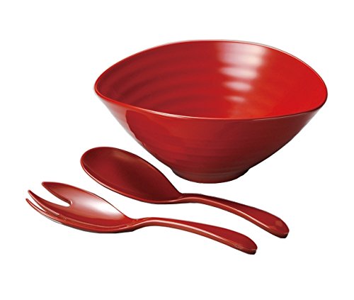 Amazon｜雅乃 『越前漆器』くつろぎ盛鉢 サーバーセット 朱｜食器