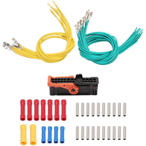 Taesayl 1 StüCk Kabelbaum Reparatursatz Skoda Fabia I II Türkabel-Reparatursatz 107065 Kabelreparatursatz für Volkswagen Golf 5 6 Touran Polo 5 Tiguan 4motion Kabellänge 420mm