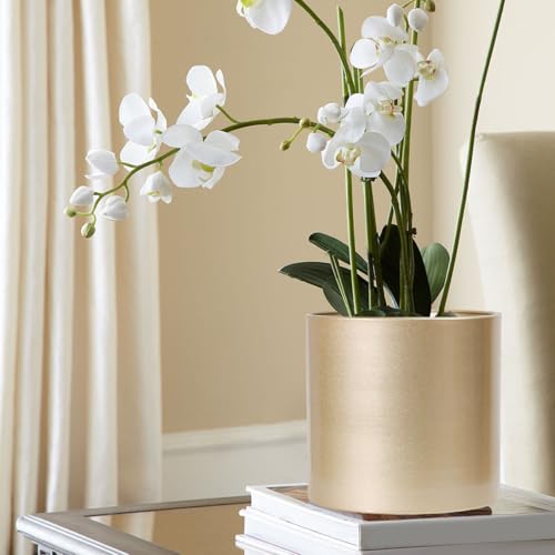 Métal antirouille de 9 pouces pour un pot de fleur durable et chic - 5