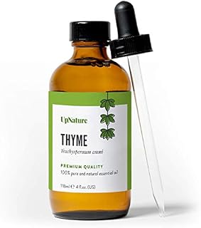 Thyme Essential Oil 4 OZ - Relieves Sore Throats - Pure, Unrefined, Non-GMO