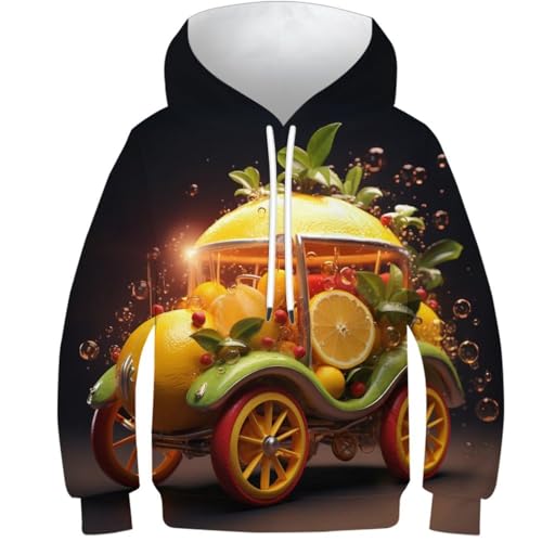Sweat-shirt manches longues hibou imprimé 3D avec capuche pull unisexe décontracté