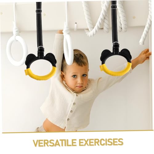 Anillas de gimnasia para ejercicio en casa de metal resistente miniatura 3