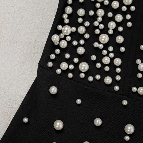 Image of PORRCEY Sexy Elegant Rhinestone Party Club Night Formal Dress for Women