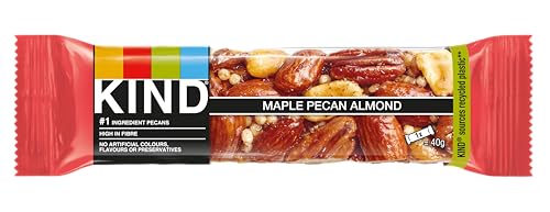 KIND Bars, Gluten Free Snack Bars, Maple Pecan Almond, High Fibre, Healthy Snack, No Artificial Colours, Flavours or Preservatives, Multipack 12 x 40g - Image 3
