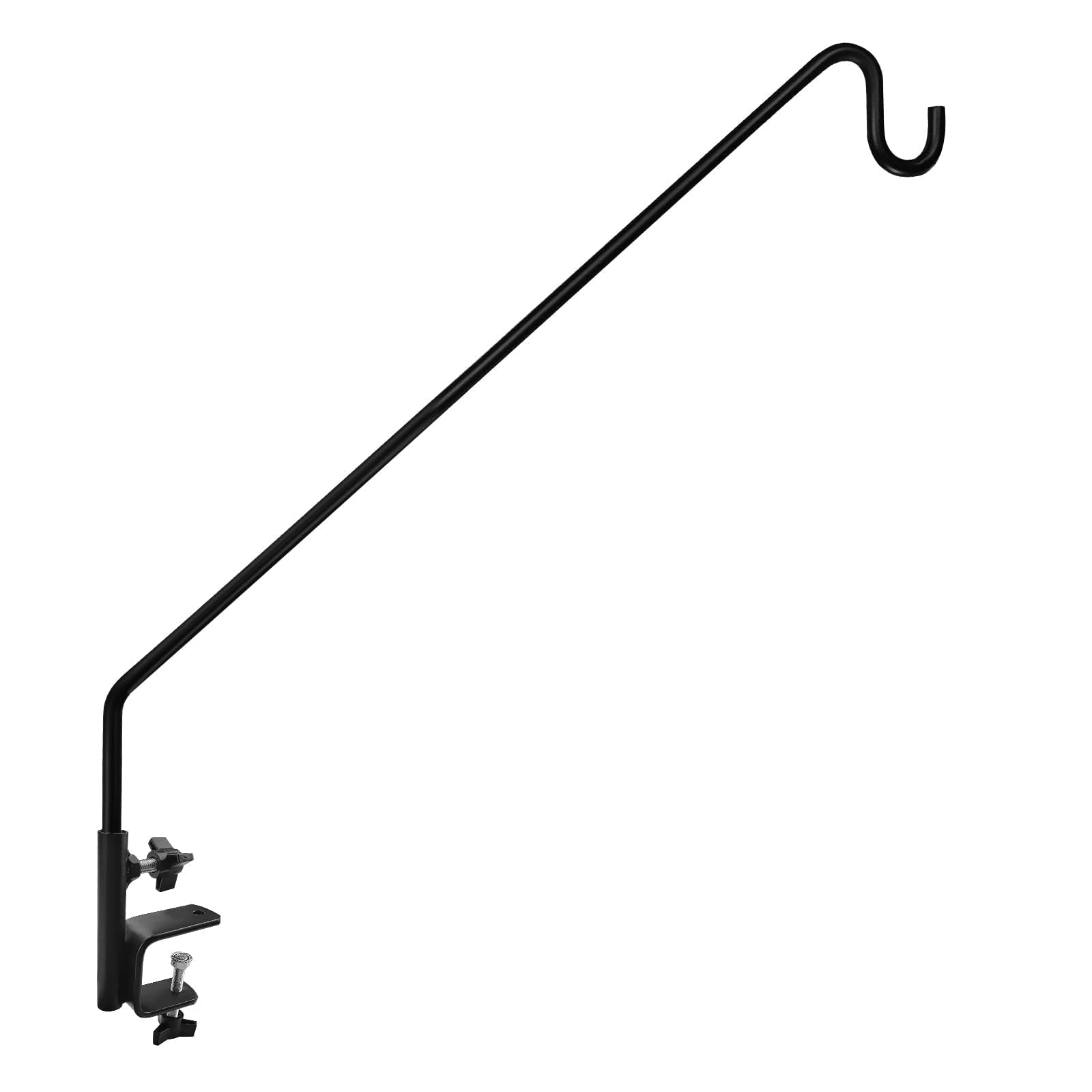 MIXXIDEA Heavy Duty Extensible Deck Hook - Adjustable for Hanging Bird Feeders, Plants, Wind Chimes, Lanterns