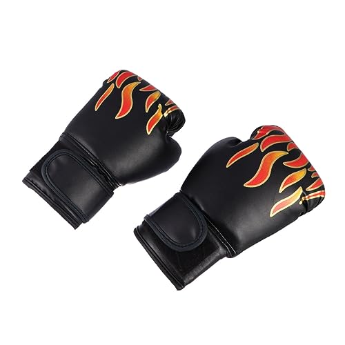 PAMINGONO Guantes De Boxeo para con Diseño De Guantes De Entrenamiento De PU para Taekwondo y Kickboxing Protección Ideal para Artes Marciales Color Aleatorio