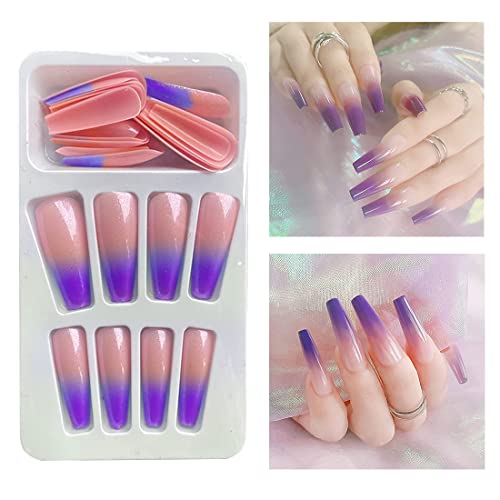 Zeayebsr 48 pezzi adesivi per unghie finte