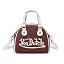 Burgundy & White Two-tone