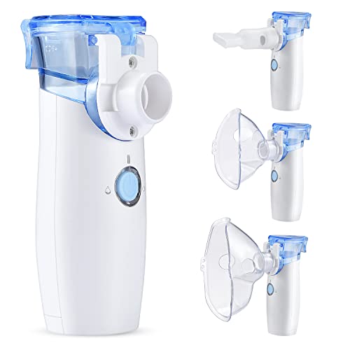 Portable Nebulizer - Handheld Mesh Atomizer Machine for for Kids Adults, Ultrasonic Nebulizer Personal Inhalers for Breathing Problems