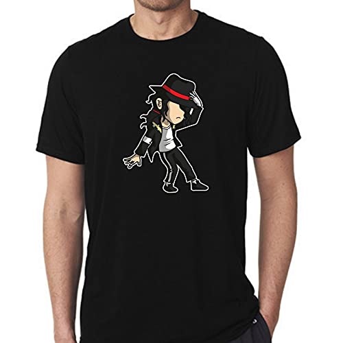 Unisex Regular Fit King of POP MJ Michael Jackson Graphic Printed T-Shirt-image-6