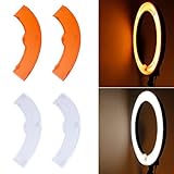 Neewer Orange and White Color Filter Set for Neewer 14 inches/36 Centimeters 50W(400W Equivalent) 5500K Ring Light and 36W LED SMD 5500K Dimmable Ring Light