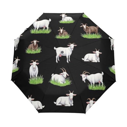Parapluie noir de voyage GAIREG parfait pour la voiture et les trajets urbains quotidiens