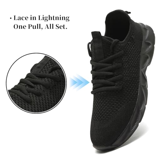 Womens Walking Tennis Shoes Running Slip on Sneakers Fashion Gym Shoes Non Slip Comfort Breathable Lightweight Athletic Casual Fitness Sports Workout4