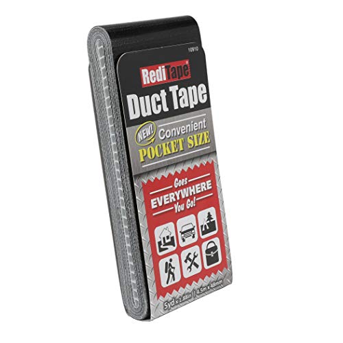 Reditape 10940 Travel, Camping, Photography And Emergencies | Pocket Size, 10-Pack, Black #TOP2