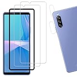 【2+2枚】KPNS ガイド枠付き 日本素材製 強化ガラス Xperia10 iii SOG04 SO-52B Xperia 10 III Lite 用 ガラスフィルム 強化ガラス カバー 保護フィルム