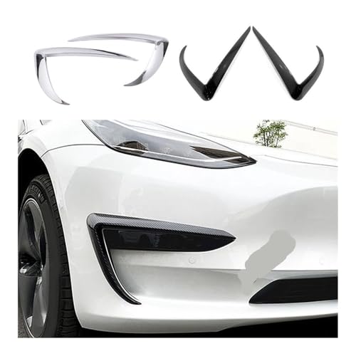 Paupières de phare pour Model 3 2017-2023 cache antibrouillard - 2