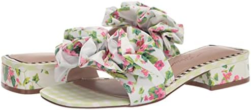 Betsey Johnson Women's Alivia Heeled Sandal, White Multi, 6 | Image 6