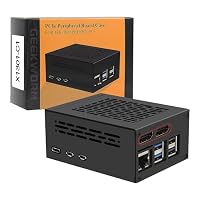 Geekworm – Geekworm X1301-C1 Metal Case for Raspberry Pi 5 and X1301 Hd