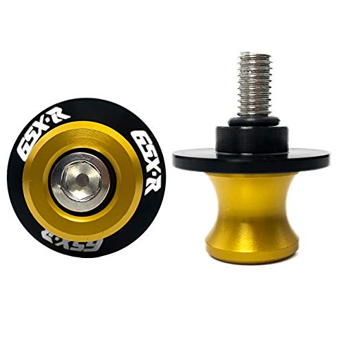Bobinas M8 para brazo oscilante Suzuki GSXR de aluminio evitan caídas de caballete 2