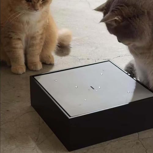 Divertissement chat d'intérieur automatique goutte d'eau et sculpture interactive salon - 4