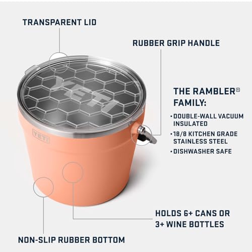 Image of YETI Beverage /Ice Bucket, Holds 6 Longnecks or 3 Bottles of Wine